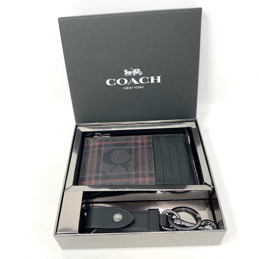 NWT 2 PCs Coach Card Case & Key Fob - Picture 3 of 9